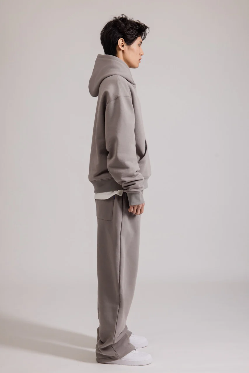 460GSM Core Hoodie MIDGREY - Image 5