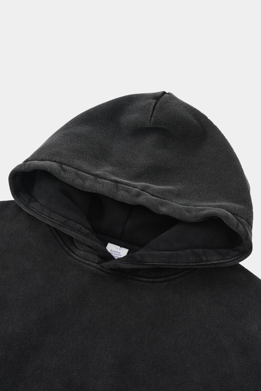 Basic vintage hoodie Black - Image 5