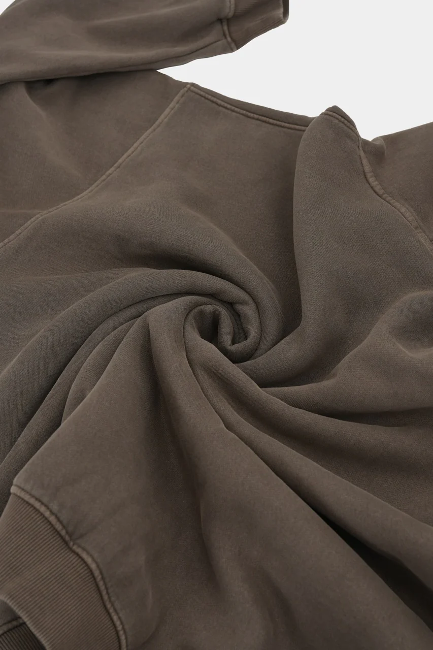 Basic vintage hoodie Coffee - Image 7