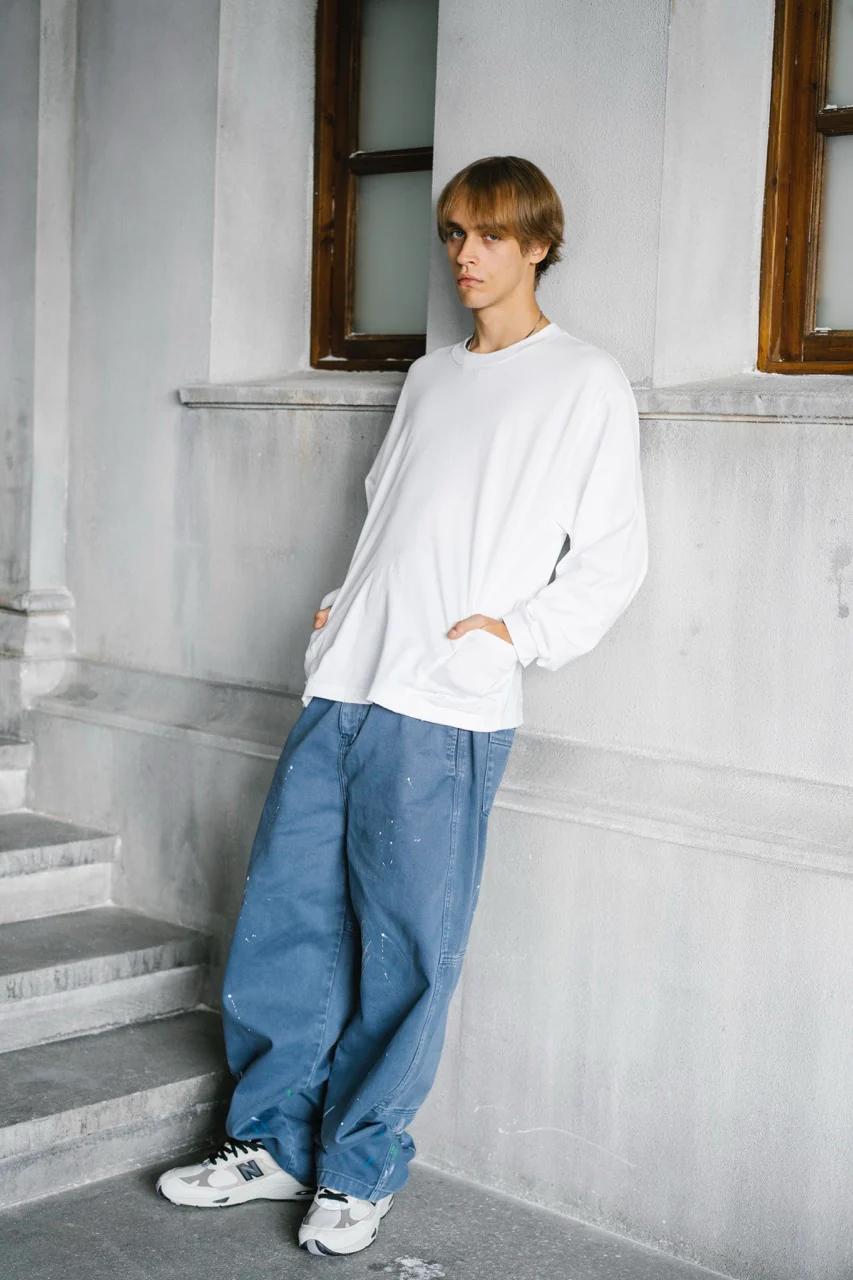 Cotton Sweatshirt White - Image 3