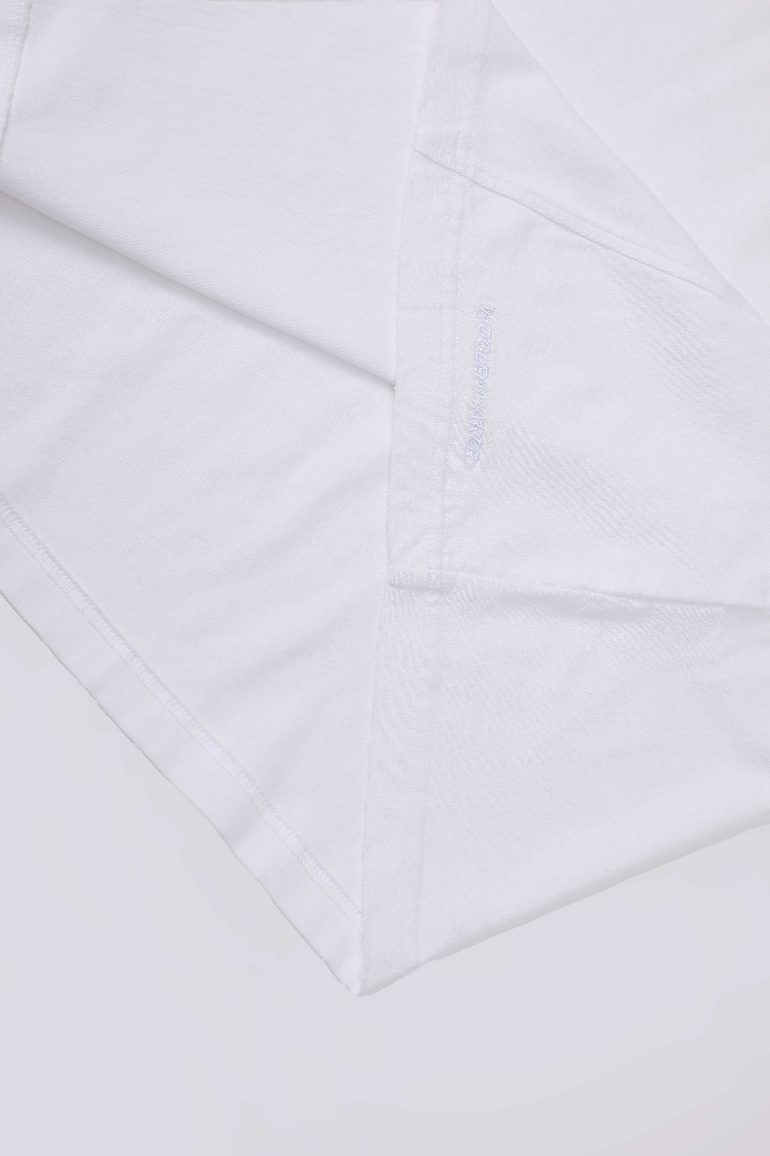 Cotton Sweatshirt White - Image 9