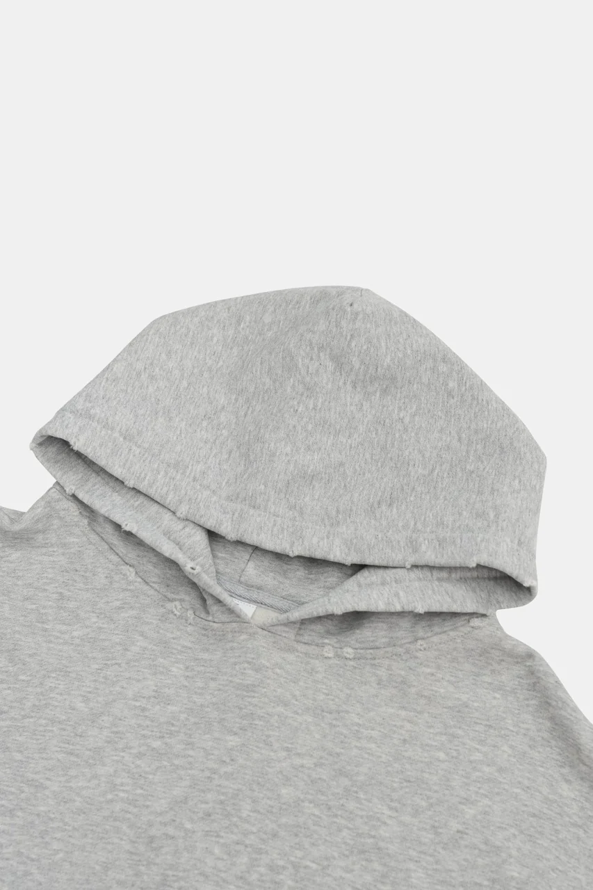 Cropped Hoodie Grey - Image 7