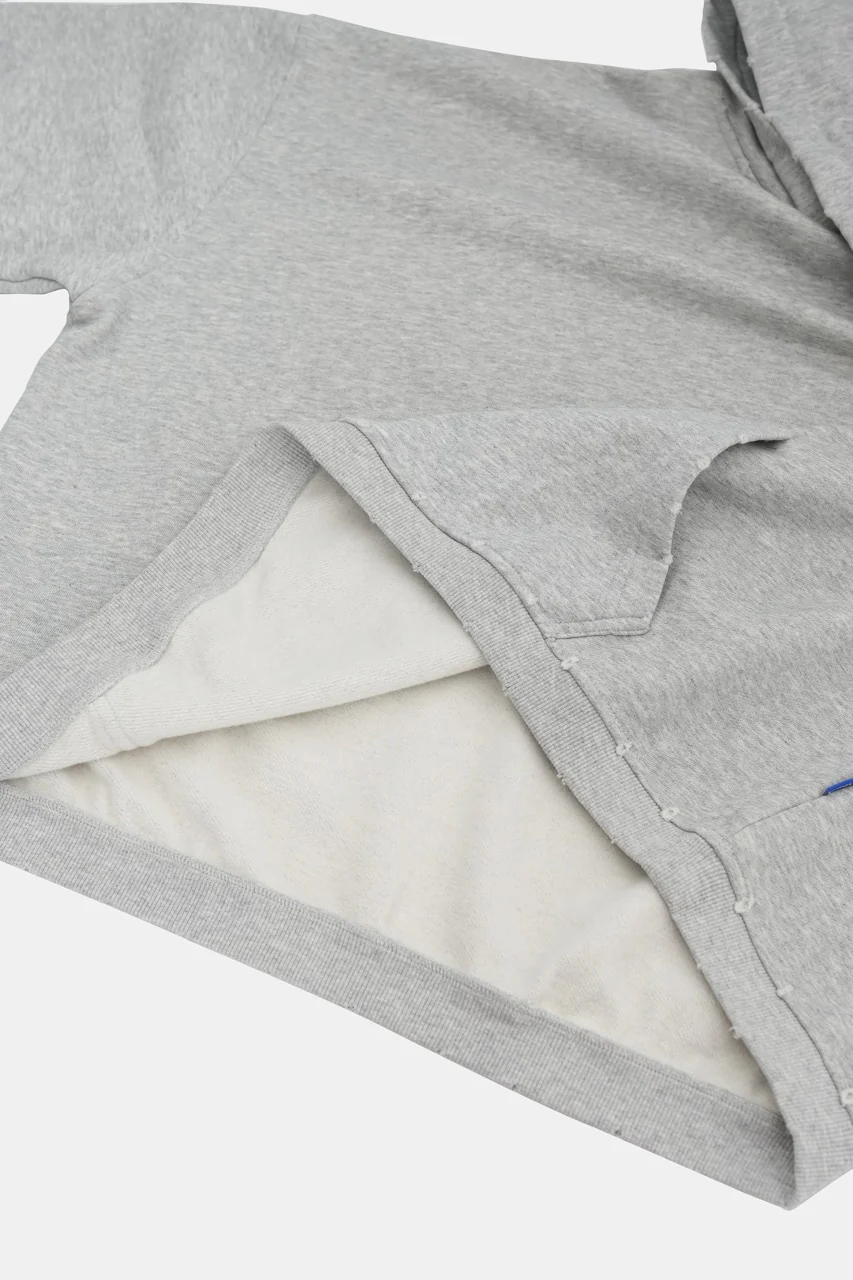 Cropped Hoodie Grey - Image 8