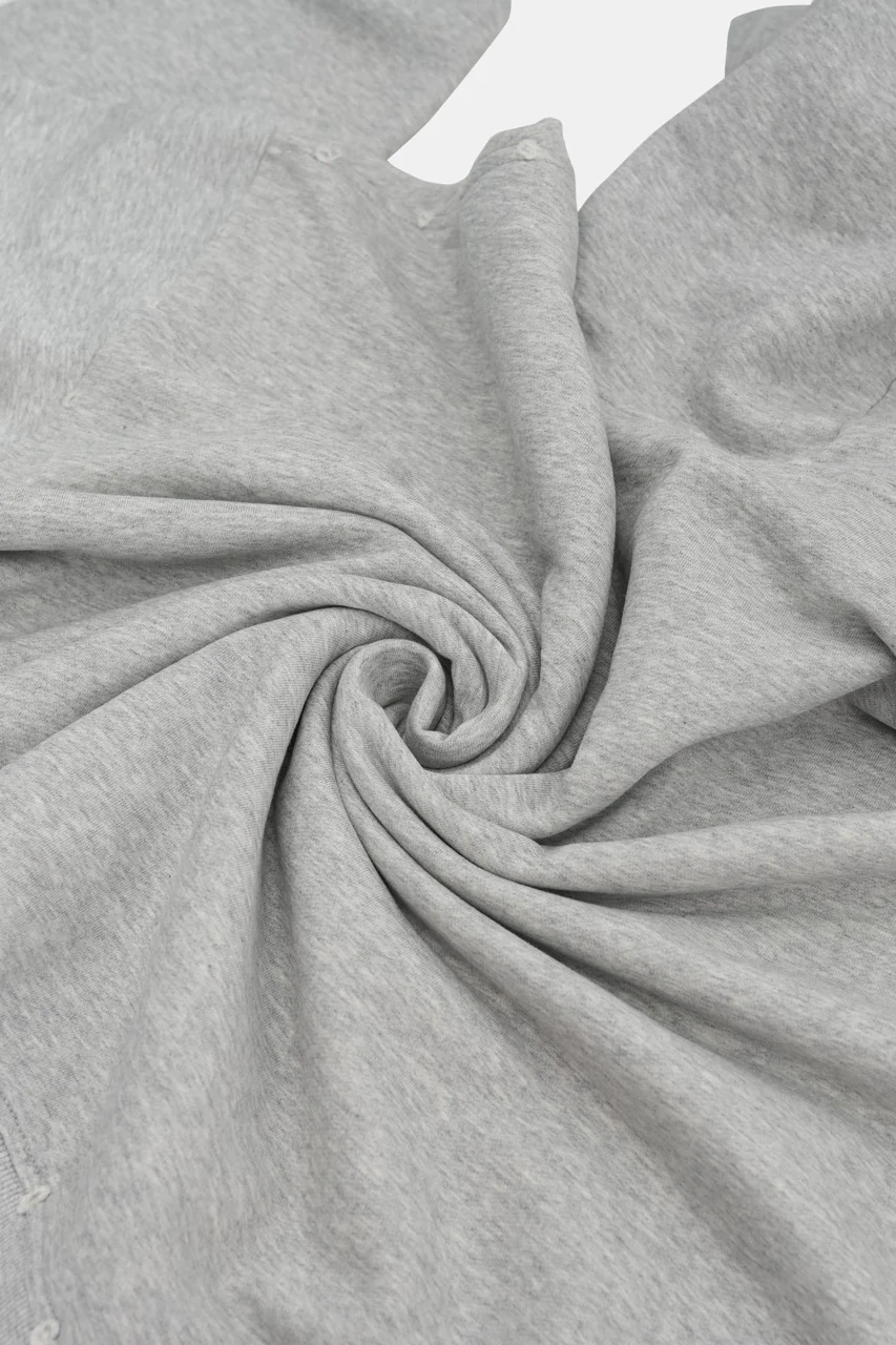 Cropped Hoodie Grey - Image 9