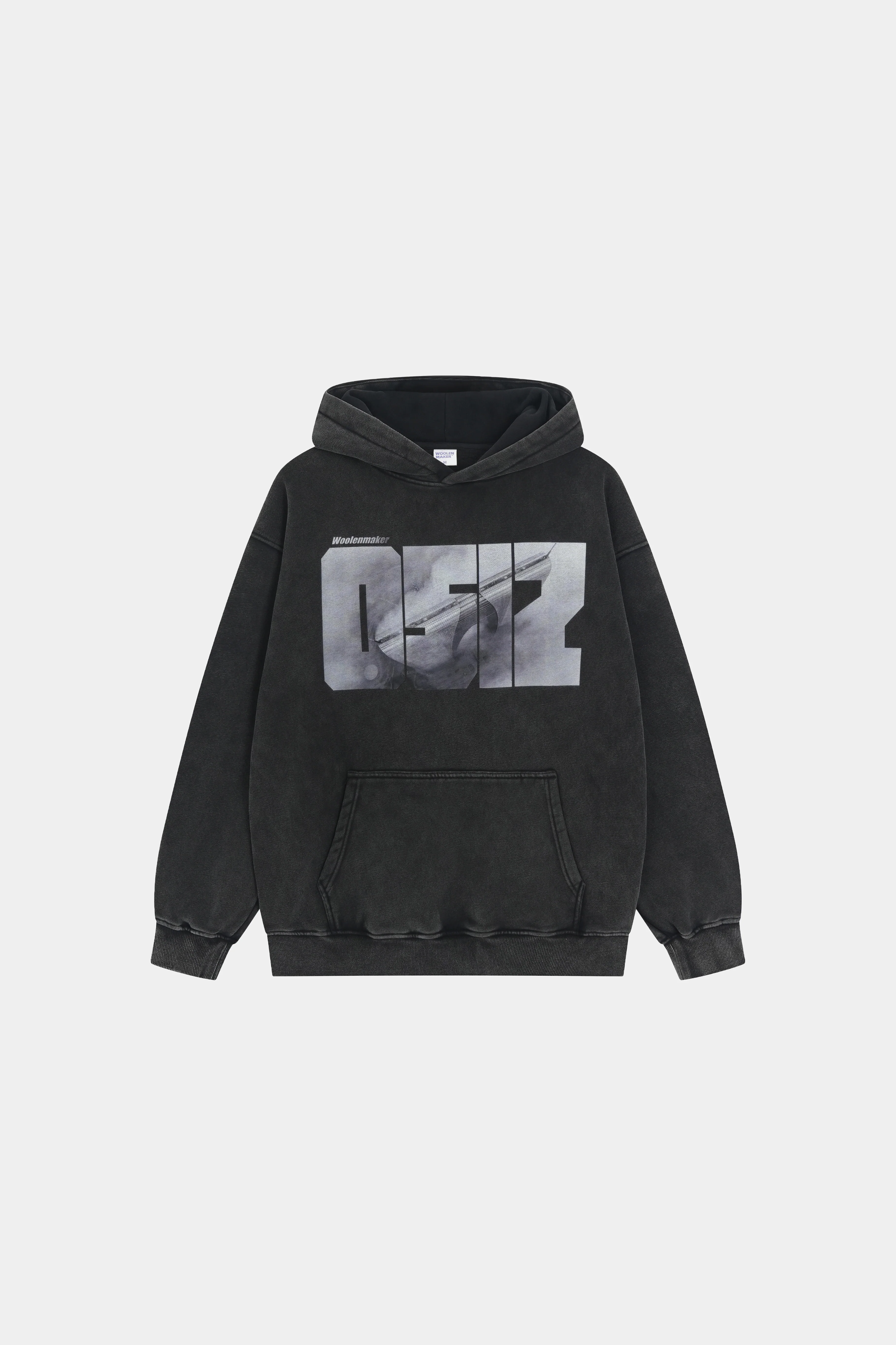 DOWNTOWN Washed Hoodie Grey - Image 11