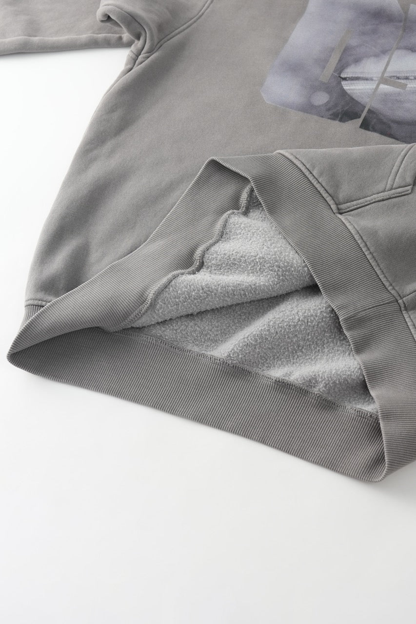 DOWNTOWN Washed Hoodie Grey - Image 8