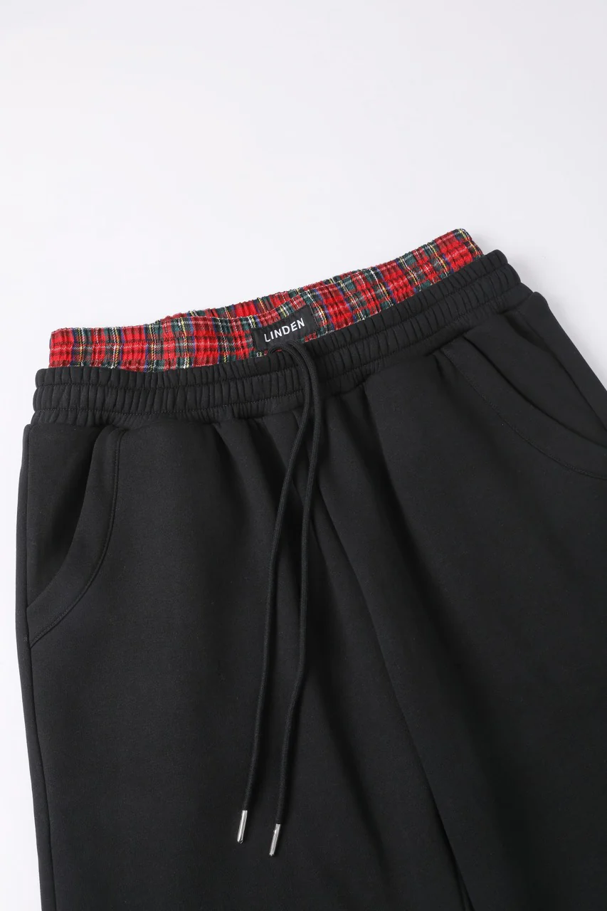 LINDEN Boxer Sweatpants Black - Image 8