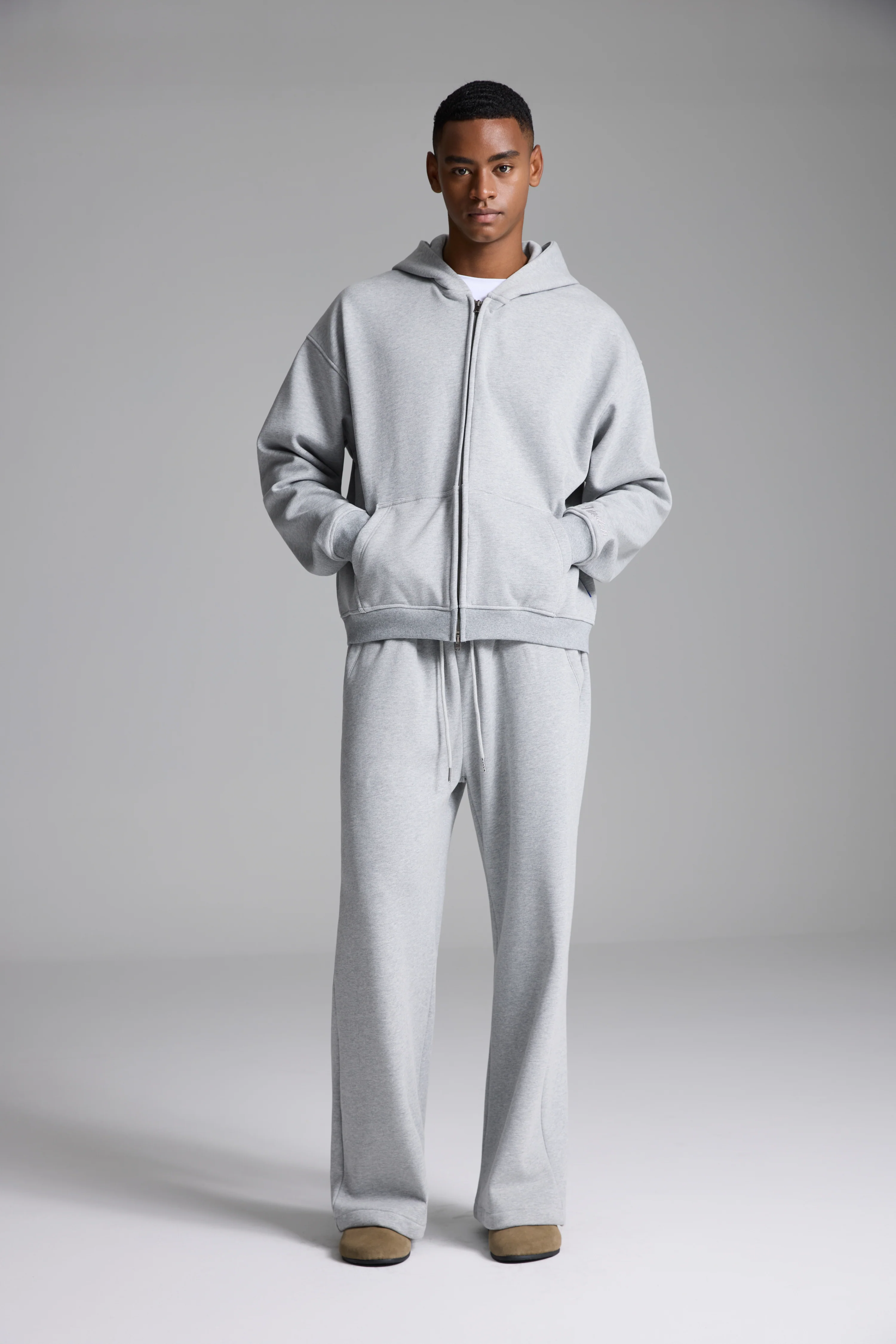 LINDEN Boxer Sweatpants Grey - Image 17