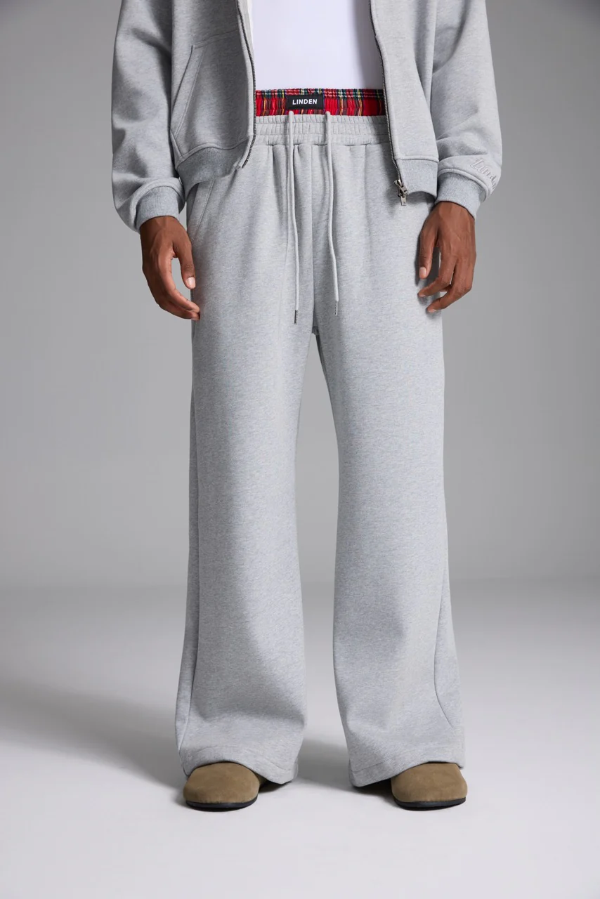 LINDEN Boxer Sweatpants Grey - Image 4