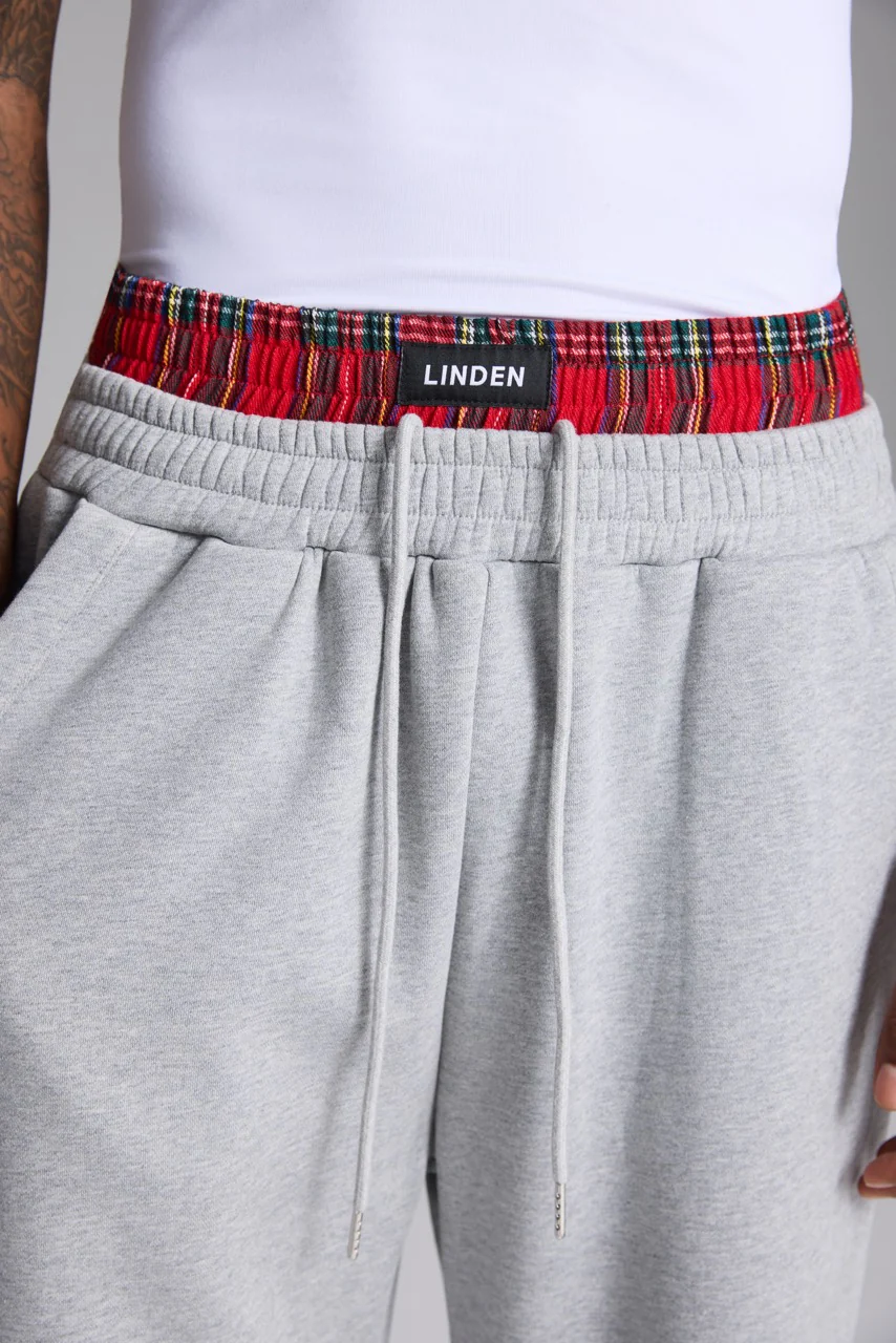 LINDEN Boxer Sweatpants Grey - Image 7