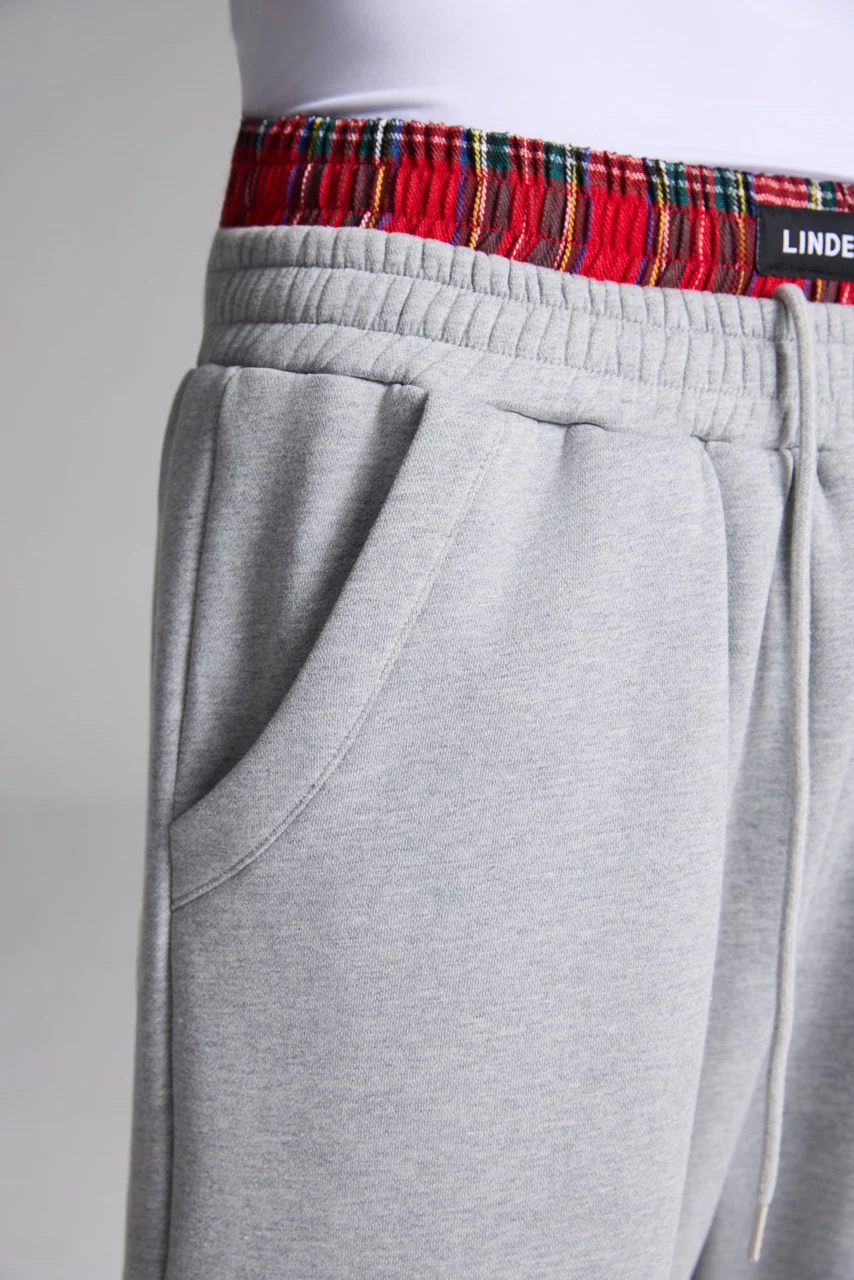 LINDEN Boxer Sweatpants Grey - Image 8