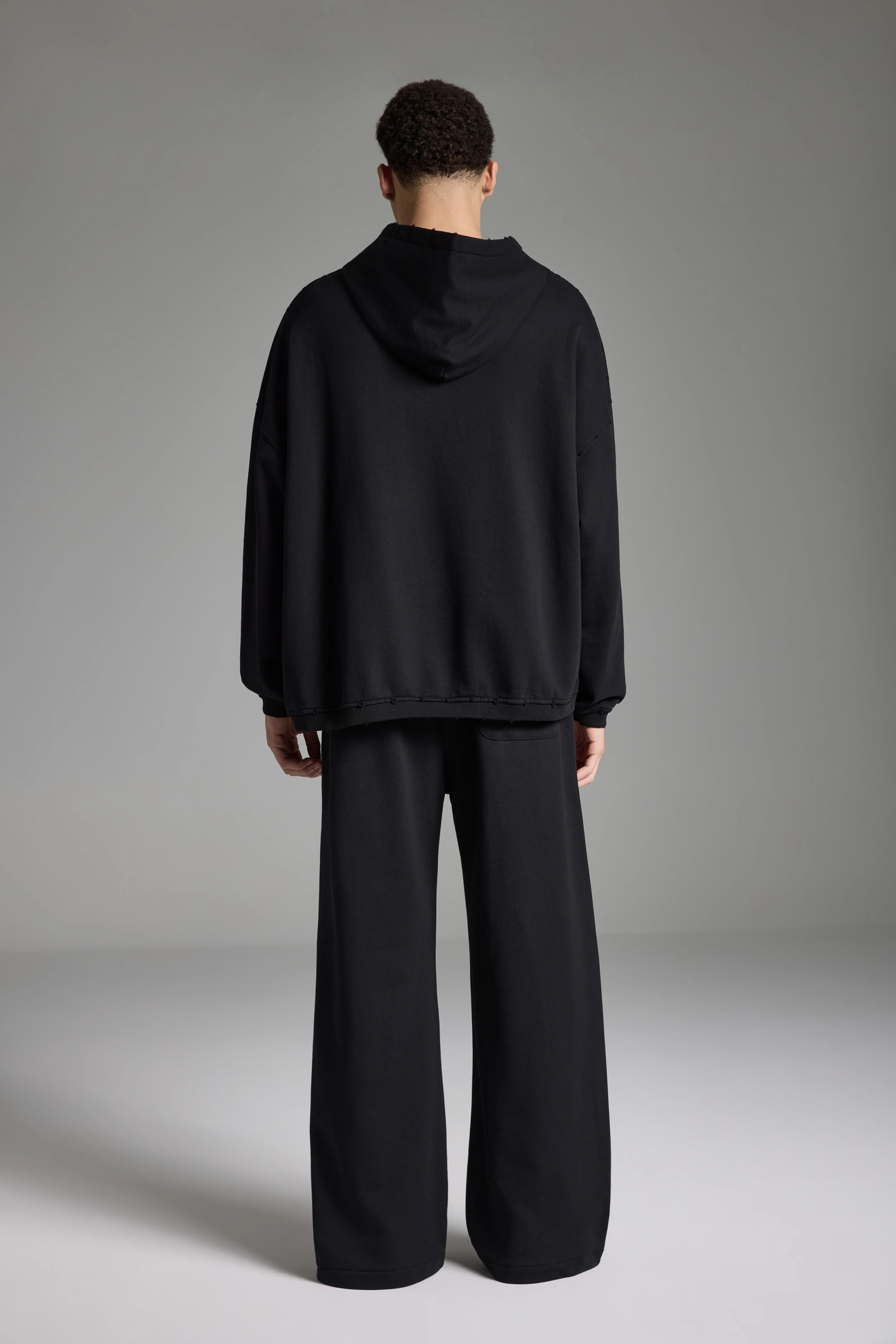 LINDEN Straight Sweatpants Black - Image 3