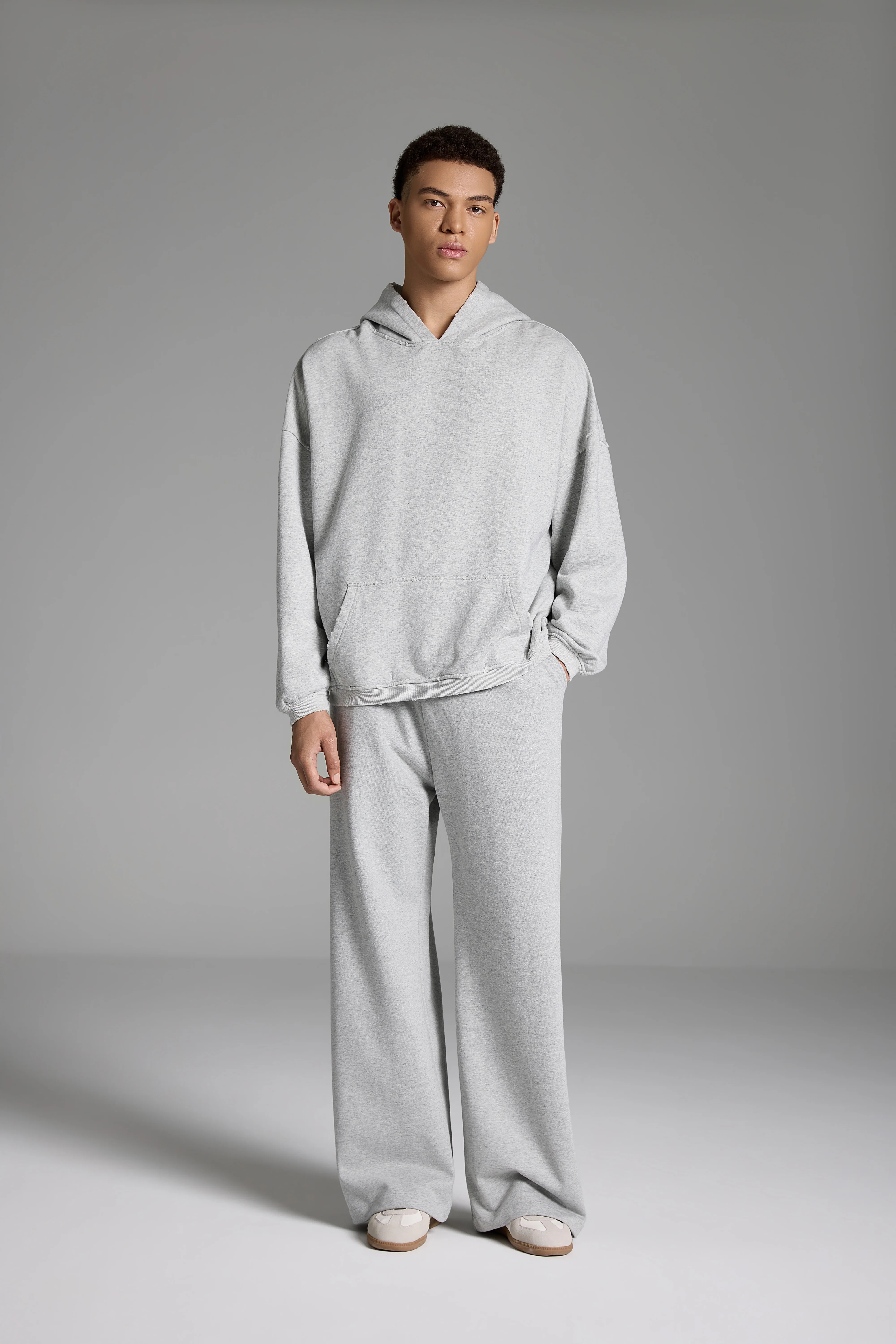 LINDEN Straight Sweatpants Grey - Image 3
