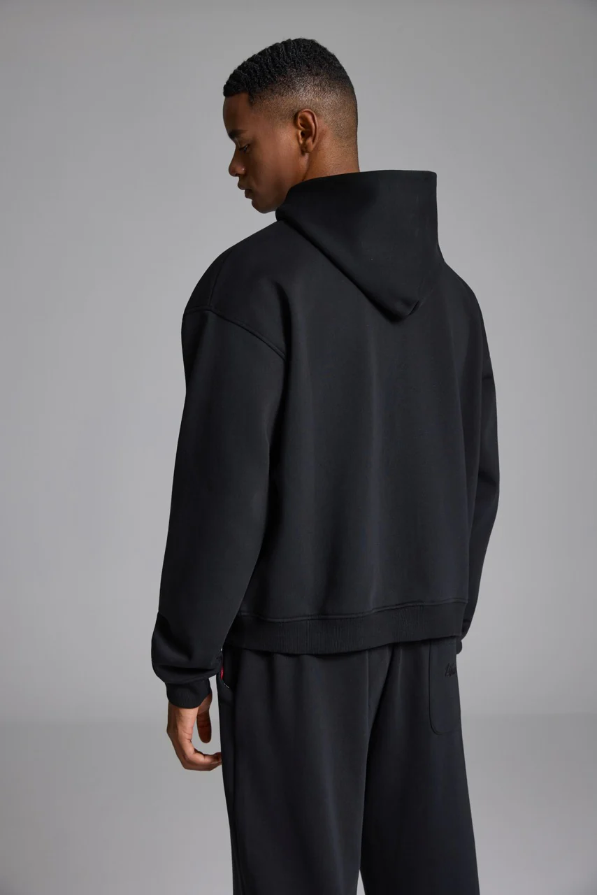 LINDEN Zip Jacket Black - Image 3