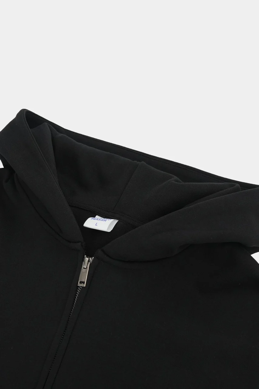 LINDEN Zip Jacket Black - Image 9