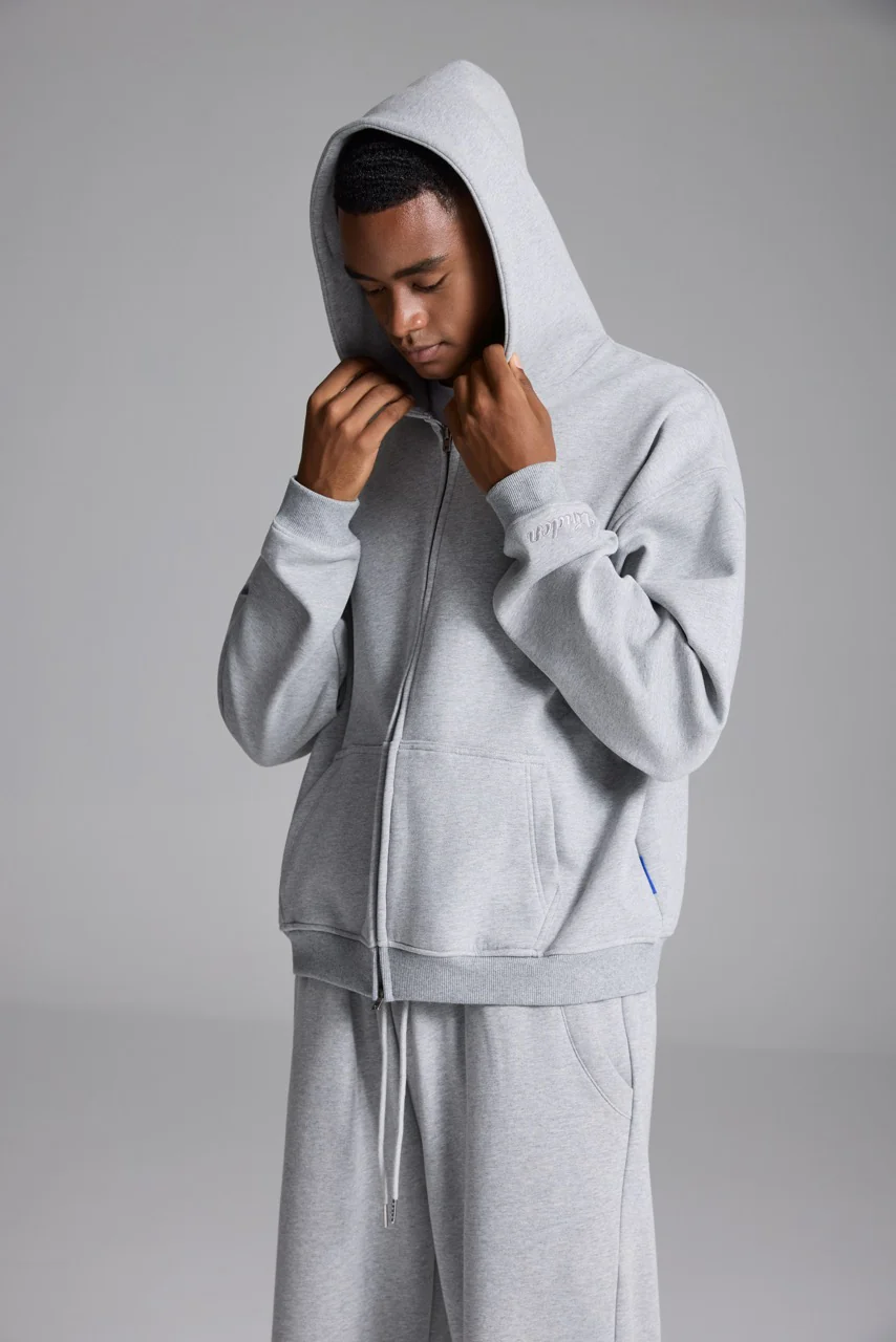 LINDEN Zip Jacket Grey - Image 3